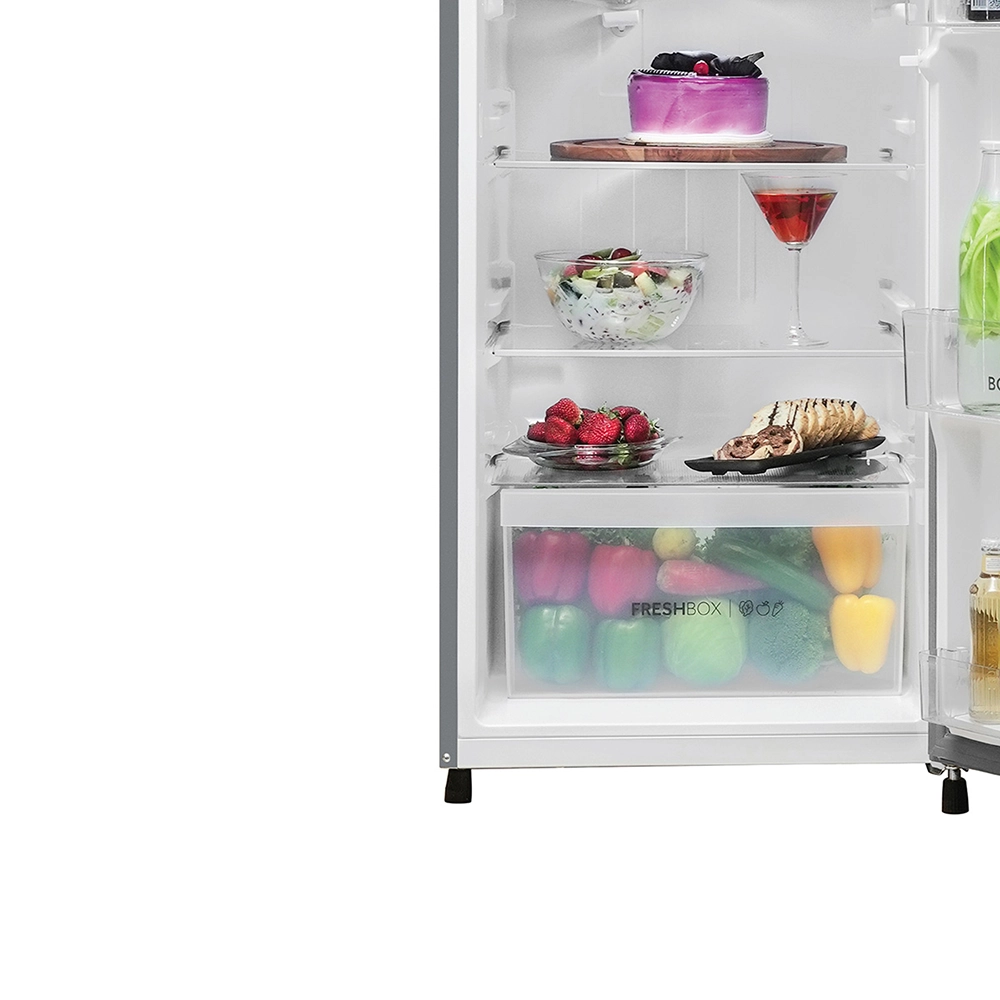 Haier 185 L  1 Star  Moon Silver  Single Door Refrigerator